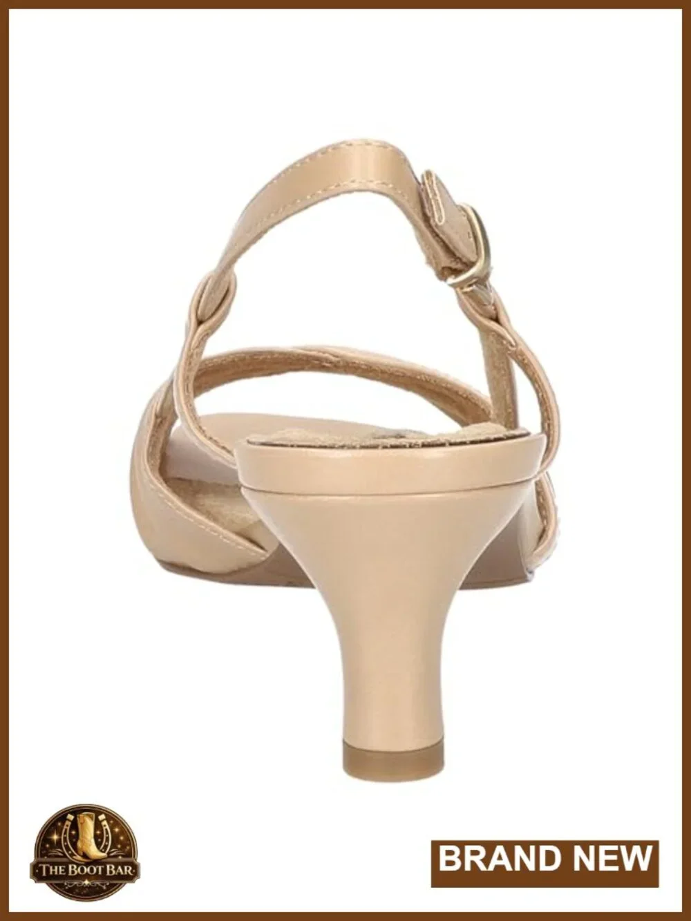 Easy Street Delite Women's Heeled Sandals Kitten Heel Open Toe Slingback Dressy